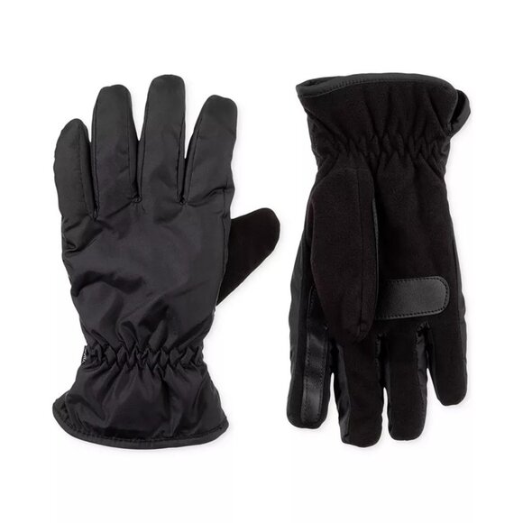 NWT Isotoner Signature Men's Insulated Water-Repellent Active Gloves Sz XL Black - Picture 1 of 9